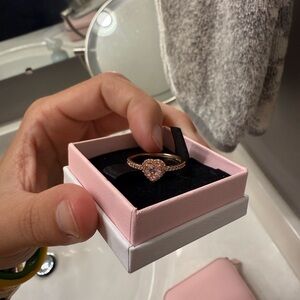 PANDORA Rose Gold Heart Ring
